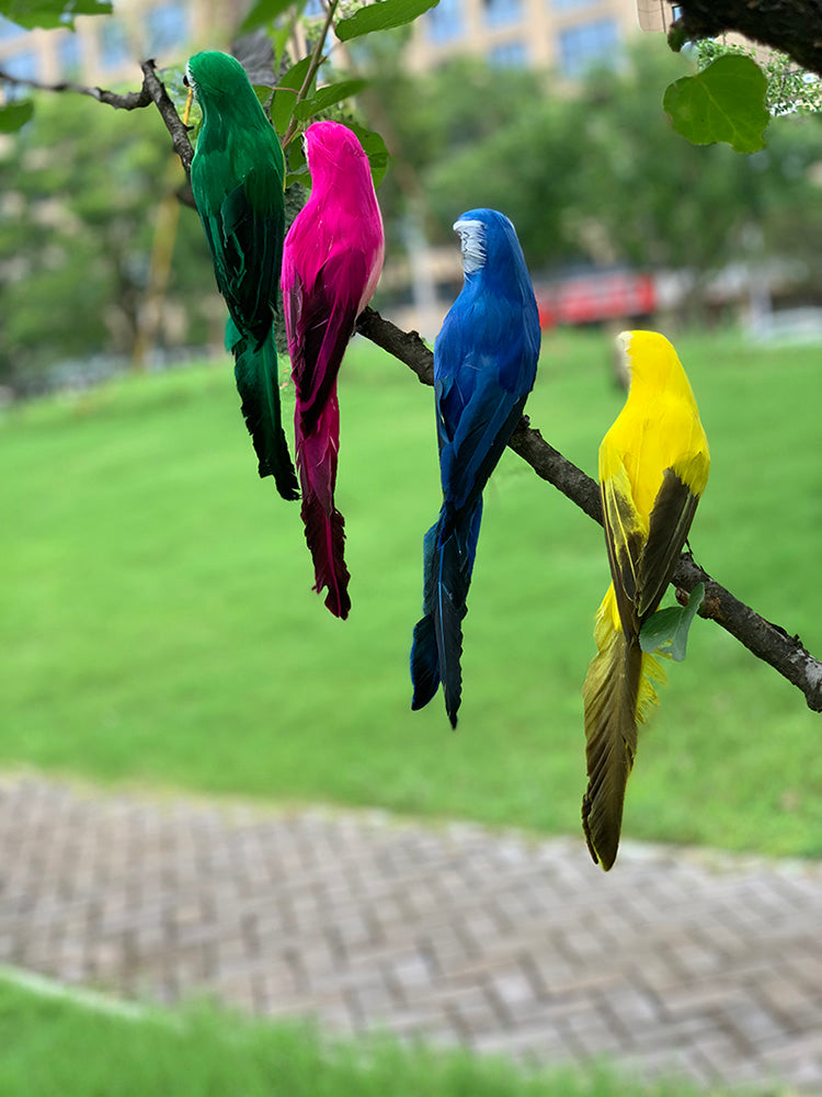 Simulation Parrot Garden Decoration Figurine Ornament