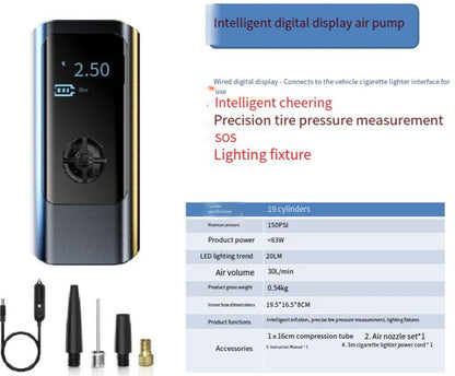Multi-function Car Tires For Car Wireless Air