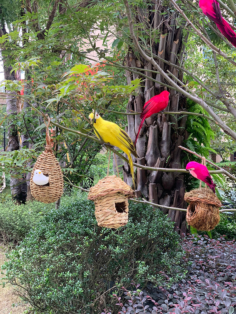 Simulation Parrot Garden Decoration Figurine Ornament