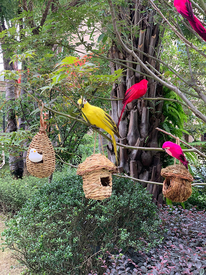 Simulation Parrot Garden Decoration Figurine Ornament