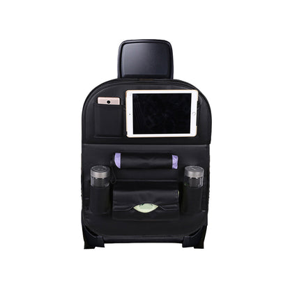 Leather Car Seat Organiser with Tray
