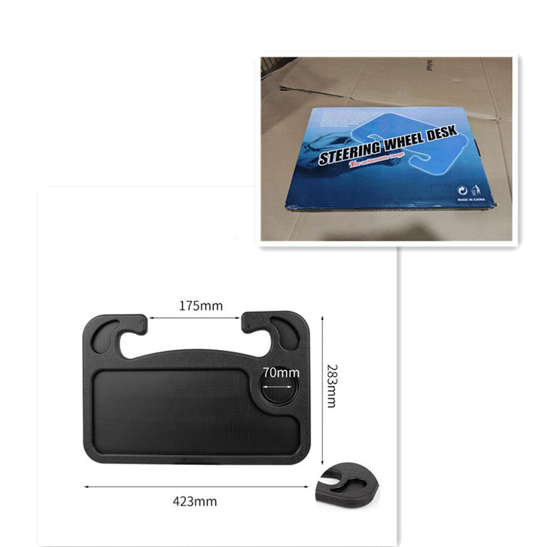 Car Steering Wheel Multi-Function Tray